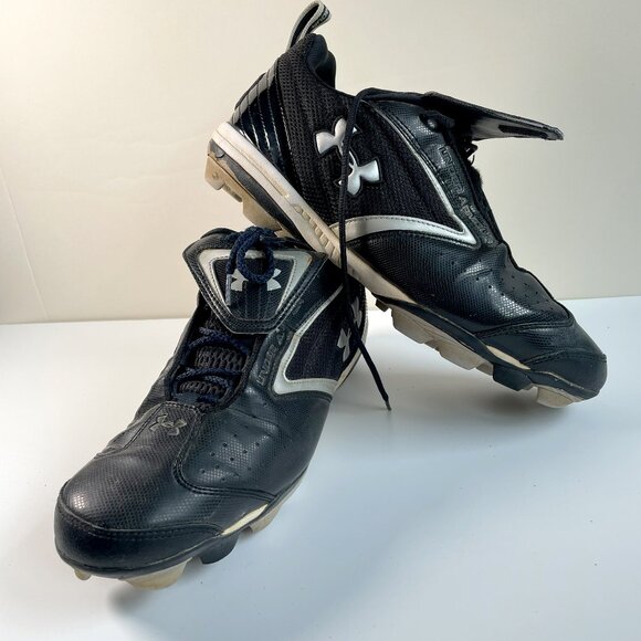 Mens UA Under Armour Baseball Molded Cleats Size 11.5 - Picture 12 of 13